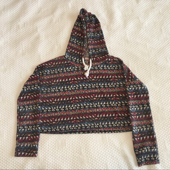 Crop Top Hoodie - Picture 2 of 5